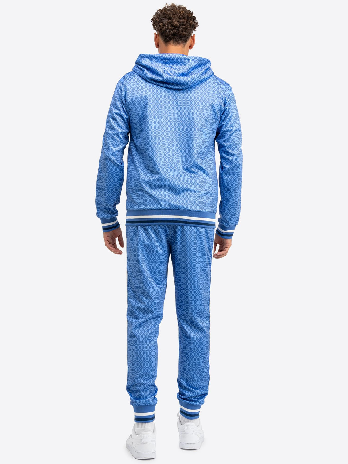 Lonsdale Chain Track Traje, Azul Marino/Azul bebé/Azul, M Hombres