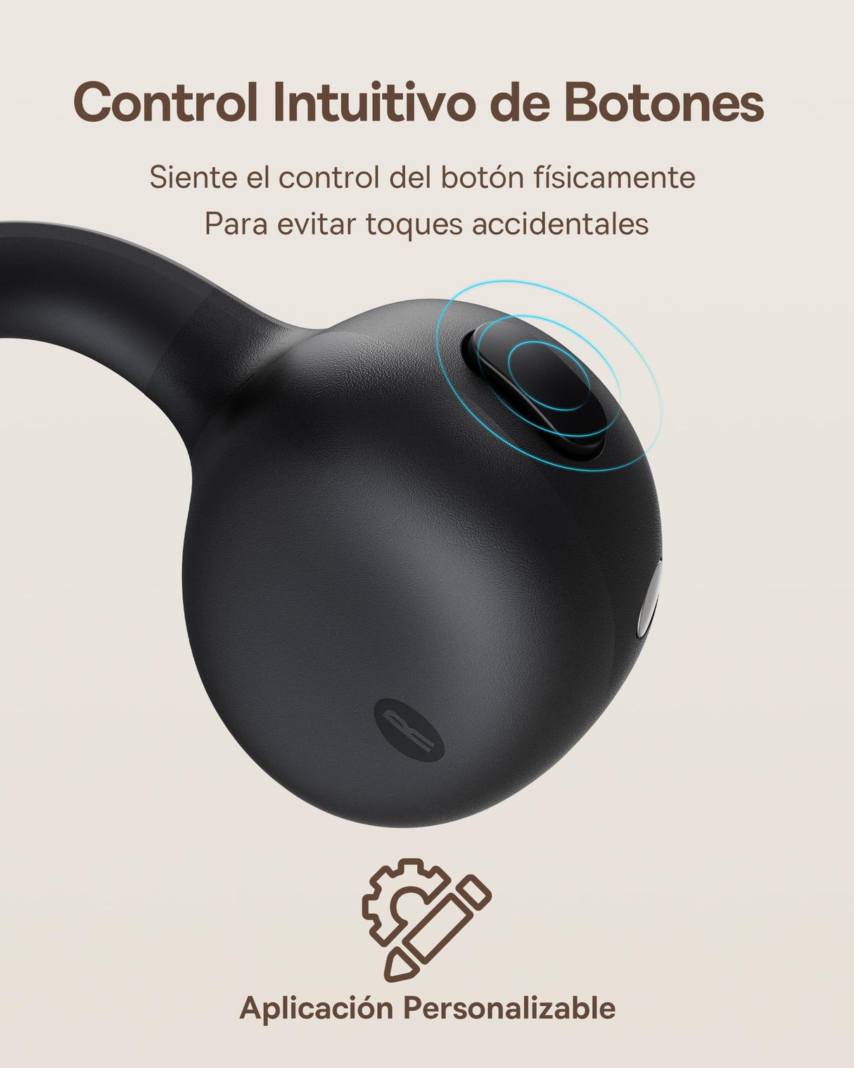 Baseus MC1 Auriculares Abiertos, Auriculares Bluetooth con Clip & 40H de Autonomía, Calidad de Sonido HiFi Bass Ai, Cómodos & Ligeros (5,2 g), Clip con Protección IP57 contra el Polvo & el Agua
