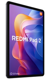 XIAOMI Redmi Pad 2 + Funda - Tablet de 11" 2.5K (MediaTek G100-Ultra, 4GB de RAM, 128GB de ROM, WiFi 5 + Bluetooth 5.3, Batería de 9000 mAh, Cargador no Incluido), Gris (Versión ES)