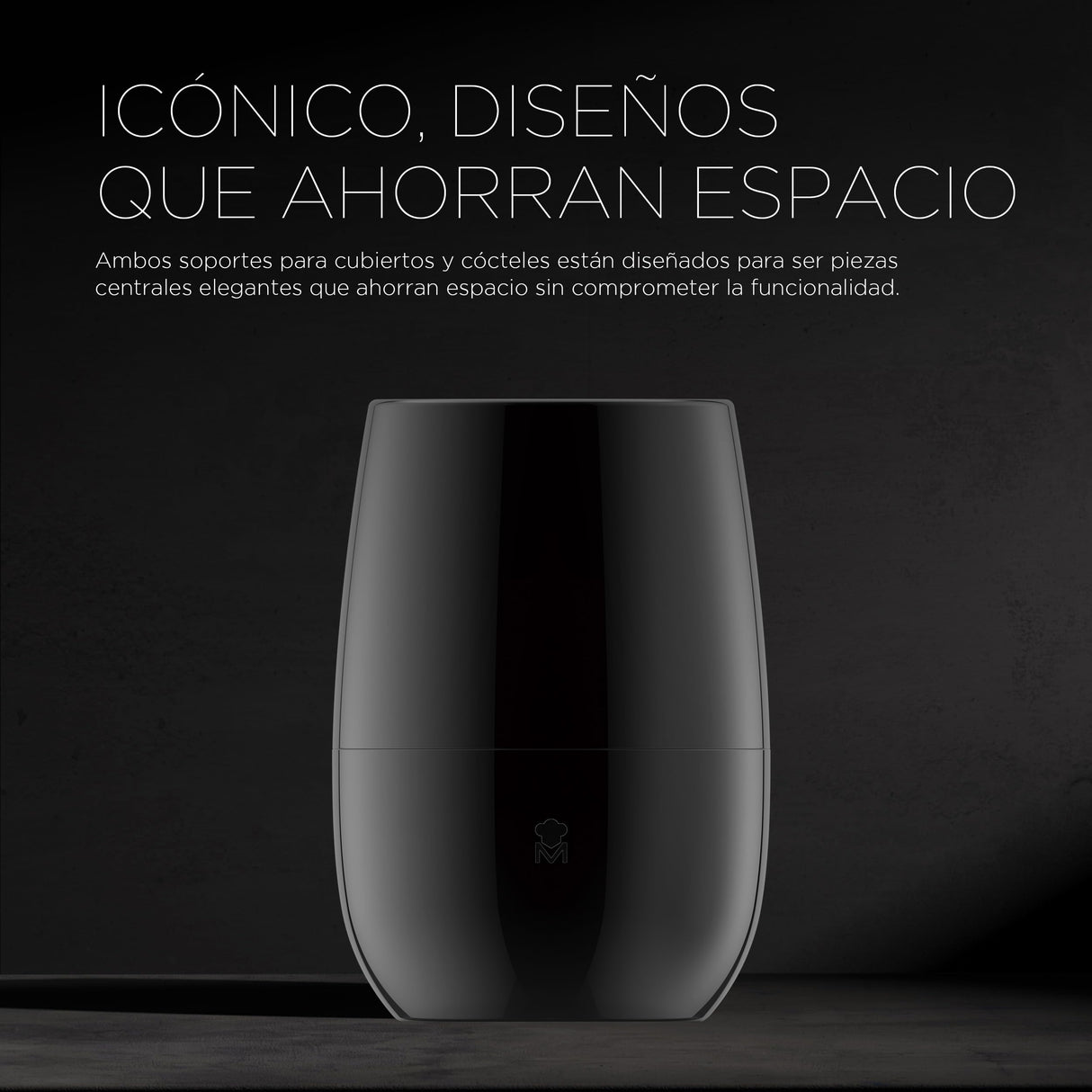 MasterPRO The Drop - Juego de coctelería de 6 Piezas de diseño en Acero Inoxidable - Elegante, Duradero y Multifuncional - Idea de Regalo Ideal (Navidad, Pascua, Boda) - Caja de Regalo incluida