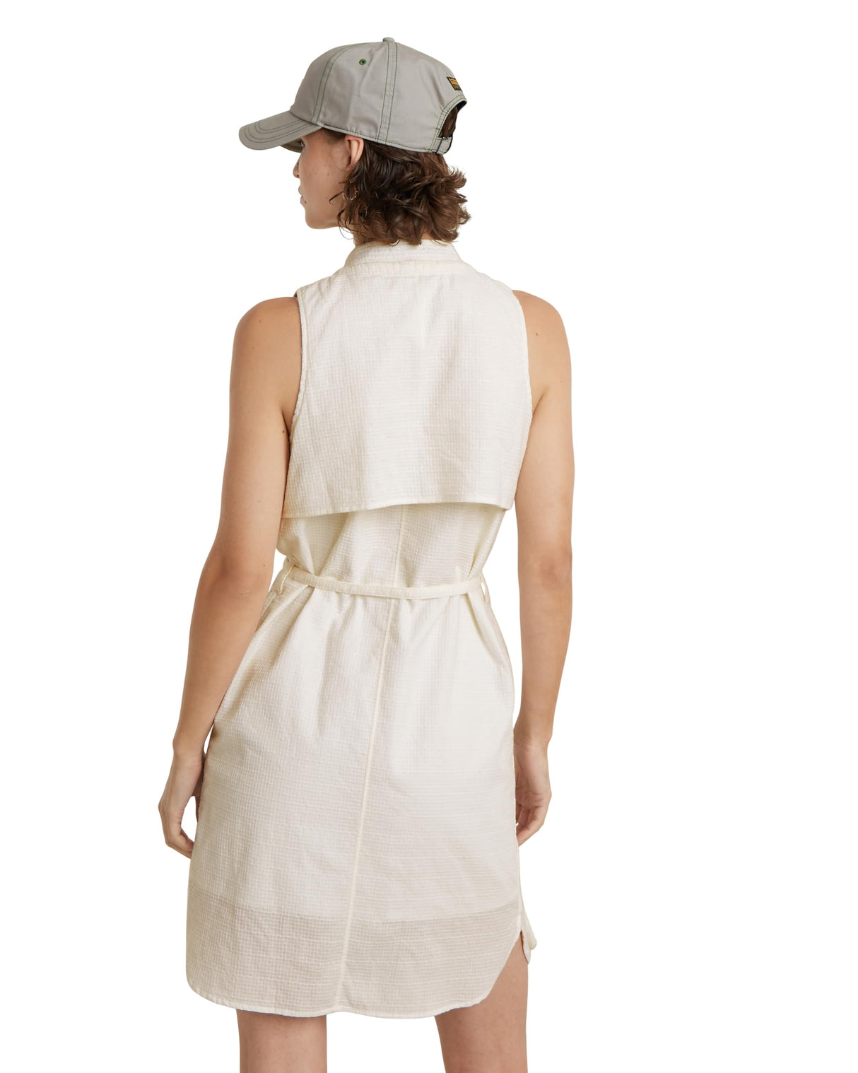 G-STAR Para Mujer Vestido Sin Mangas Short, Gris (lt Chalk D24621-D591-1284), S