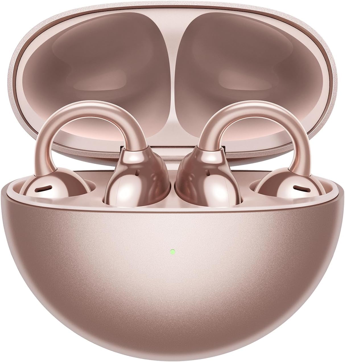 HUAWEI FreeClip,Auriculares Inalámbricos Bluetooth,Clip Innovador,Open-Ear,Gran Duración de Batería,Cancelación de Ruido en Llamadas por IA,Resistencia IP54 al Polvo y a Salpicaduras de Agua,Oro Rosa