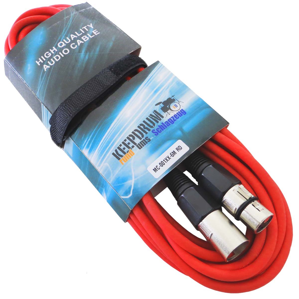 MC Keepdrum de 001 x x 5 x 6 m Micrófono Juego de cables XLR Colores