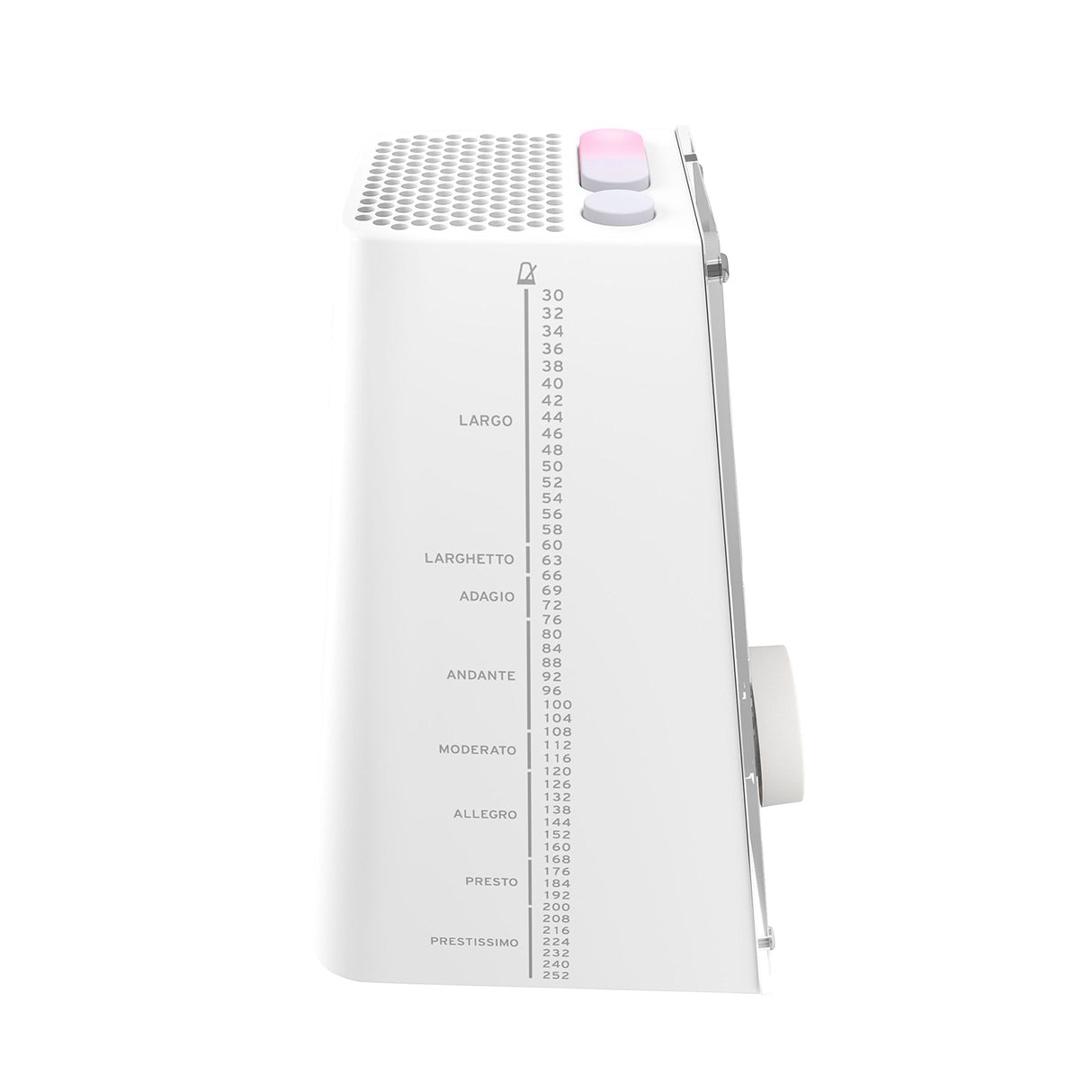 KORG Metrónomo digital estilo pirámide, blanco