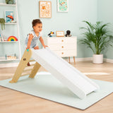 TP Toys, tobogán Plegable de Madera Estilo Pikler para Jugar en Interiores, Hecho de Madera certificada FSC, Ideal para Tiempo de Juego Activo y Desarrollo de Habilidades motoras, Juego Montessori