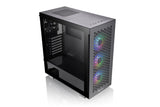 Thermaltake V350 TG ARGB Air Black | PC-Chassis | Mid-Tower-ATX-Case | Vidrio Templado de 4 mm | 4 Ventiladores Incluidos | Negro