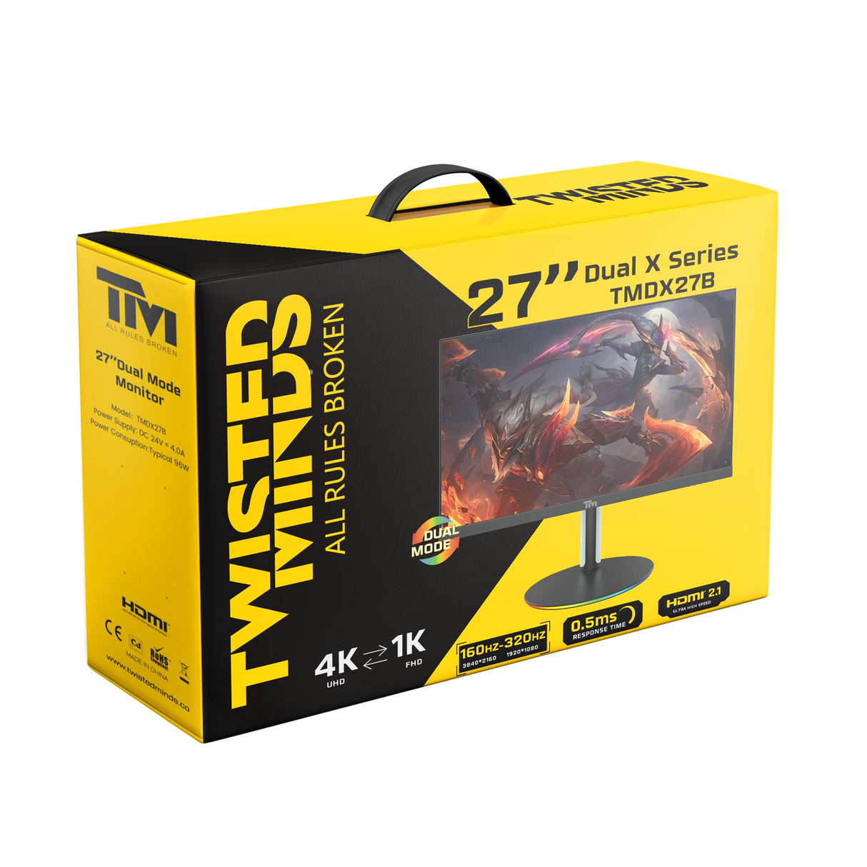 Twisted Minds 27"" Flat 2K/4K Switch
