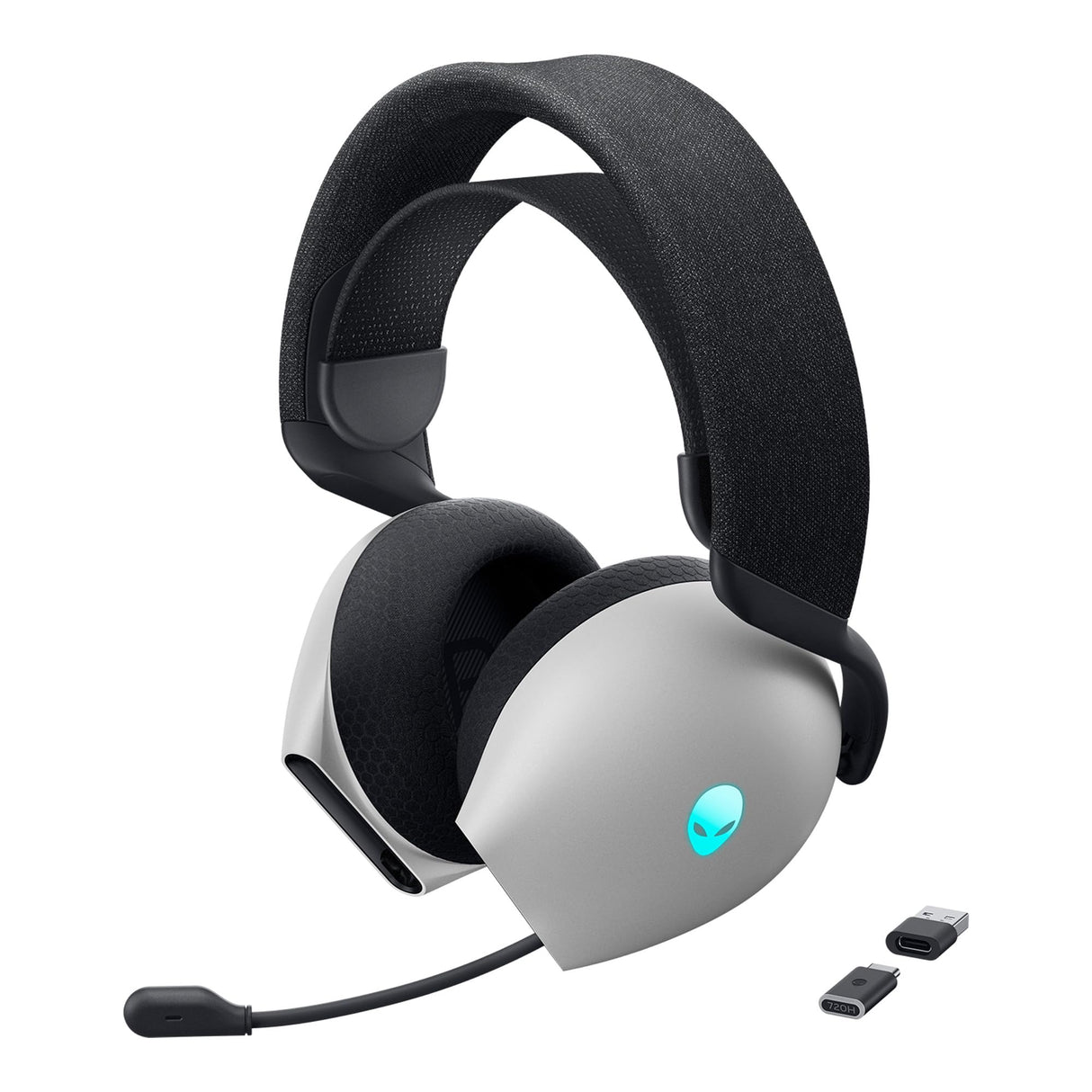 Alienware Dual Mode Wireless Gaming Headset - AW720H (Lunar Light)