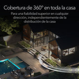 NETGEAR Orbi Mesh WiFi 7 Mesh Orbi Quad-Band (RBE972SB) | Router + 1 repetidor satélite | Cobertura de hasta 440 m², 200 Dispositivos | Puerto Internet de 10 Gbit, BE27000 802.11be