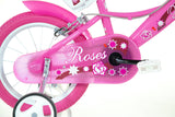 SCH Roses 14" Rosa-4-6 Años Bicicleta niño, Bebés niñas, Rosa