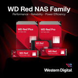 WD Red Pro 16TB NAS Disco Duro Interno 3,5" – 7200 RPM Clase, SATA 6Gb/s, CMR, 512MB Caché