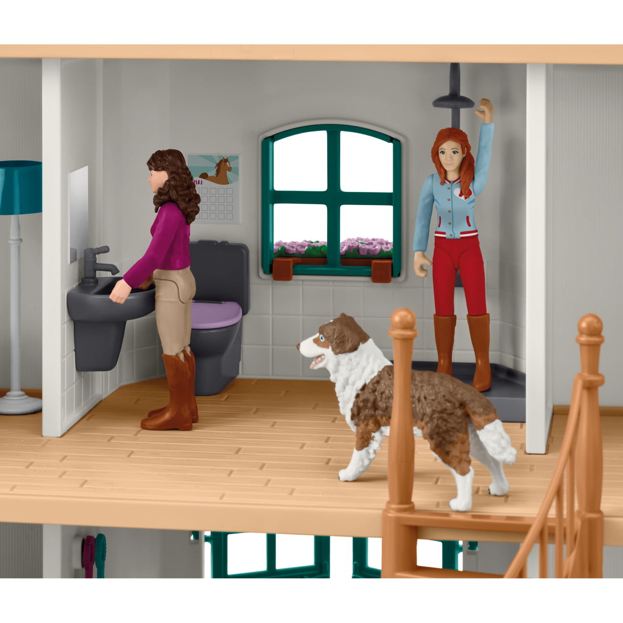 Schleich 42706 Casa de Campo Lakeside y establo, a Partir de 5 años, Horse Club - playset, 179 Piezas