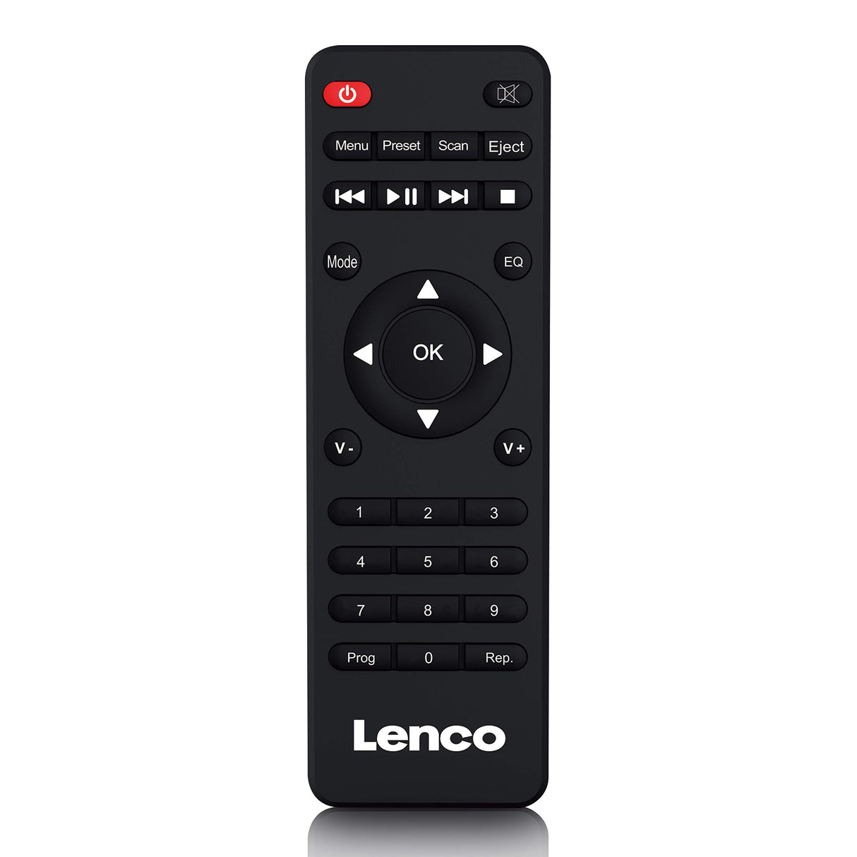 Lenco 810076 dar-061 Dab+ CD Radio - Bluetooth 5.0 - Receptor Dab+ y FM PLL - Pantalla LCD - 2 Horas de activación - 2 x 10 w rms - Ecualizador - Entrada Auxiliar - 3,5 mm - Negro
