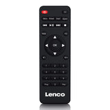 Lenco 810076 dar-061 Dab+ CD Radio - Bluetooth 5.0 - Receptor Dab+ y FM PLL - Pantalla LCD - 2 Horas de activación - 2 x 10 w rms - Ecualizador - Entrada Auxiliar - 3,5 mm - Negro