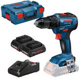 Bosch Professional GSR 18V-55 - Atornillador a batería (2 baterías ProCore x 4.0 Ah, 18V, 55 Nm, en L-BOXX)