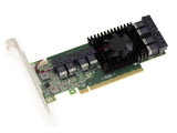 KALEA-INFORMATIQUE Tarjeta PCIe 3.0 x16 para 8 SSD U.2 NVMe (U2 NGFF) u 8 Puertos PCIe x4. Tarjeta de conmutación multihost. Chipset PLX PEX 8749 de Alto y bajo Perfil.