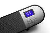 Technaxx Alemania Dab+ FM Barra De Sonido HDMI ARC Bluetooth USB AUX LED Efecto De luz Pantalla LCD con Mando A Distancia Función De Reloj y Alarma TX-139