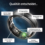 NEXTring N2 Smart Health Ring - Anillo de Salud Inteligente, Color Rosa Mate, Plata Mate, Negro Mate, 11, Titan