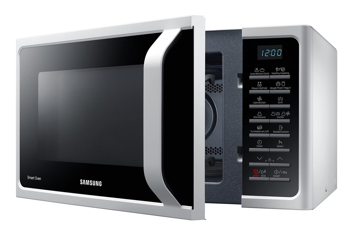 Samsung SmartOven MC2BH5015AW/ET - Horno de microondas combinado (cocina ventilada, Fresh Menu, microondas + parrilla 900W + 1500W, 28L, 52 L x 31 h x 47 cm, color blanco