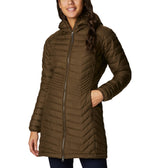 Columbia Powder Lite Mid Jacket Chaqueta, Olive Green, XS Mujer