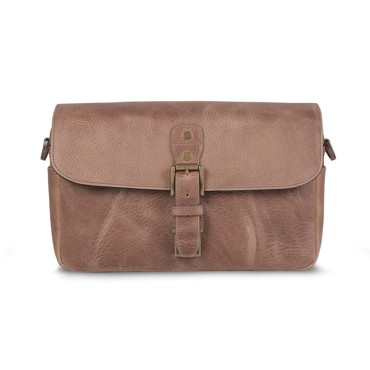 MegaGear Torres Mini Bolsa de mensajería de la cámara de Cuero Genuina para cámaras sin Espejo, instantáneas y DSLR - Maroon - Visón