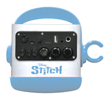 LEXIBOOK, Disney Stitch, Altavoz Bluetooth® inalámbrico con luz y micrófono, Efectos de luz Multicolor, Puerto para Tarjeta SD/TF, Batería Recargable, Azul, BTP185DZ