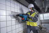Bosch Professional BITURBO GBH 18V-40 C - Martillo perforador a batería (Brushless, 18V, 9,0 J, Ø máx. hormigón 40 mm, SDS max, 2 baterías ProCORE 5.5Ah, en XL-BOXX)