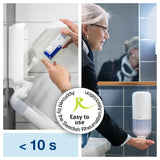 Tork Dispensador para el Cuidado de la Piel con Sensor Intuition Negro S4, Para jabón y desinfectante de manos, Línea Elevation, 561608