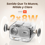 YABER Proyector Portátil 4K Full HD 1080P Nativo con Sonido JBL & Enfoque Automático 1s, WiFi 6 Bluetooth, para Cine en Casa/Exterior Compatible con Móvil/iOS/Android/TV Stick/PS5/HDMI