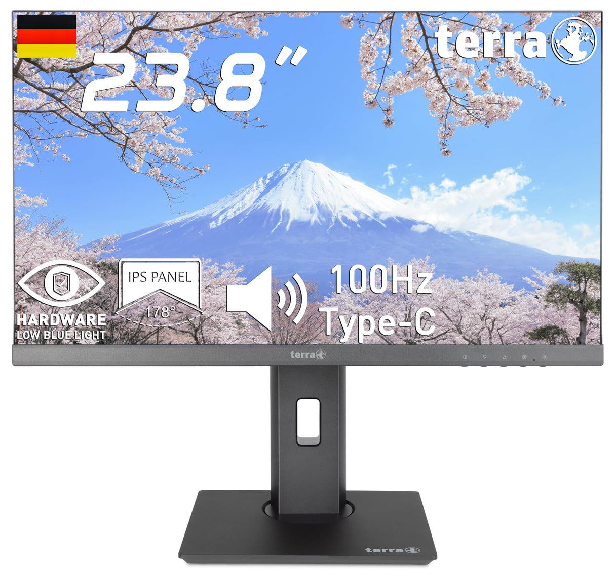 TERRA LCD/LED 2448W PV V3 schwarz HDMI/DP/USB-C/GREENLINE PLUS