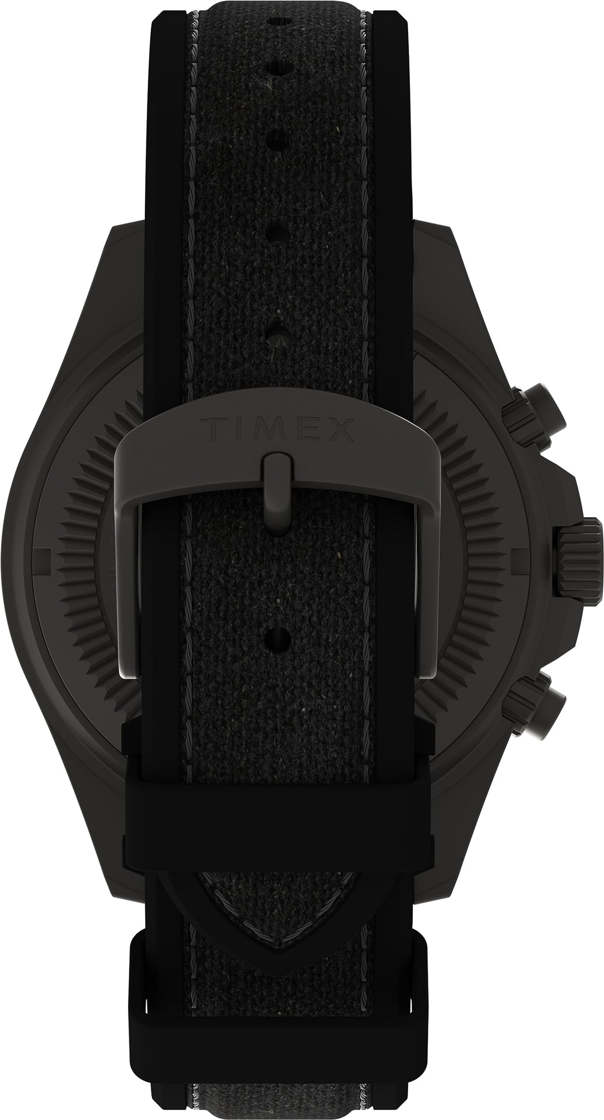 Timex Expedition North - Reloj de 43 mm para hombre, goma sintética negra, esfera negra de dos piezas, caja de titanio TW2V96300