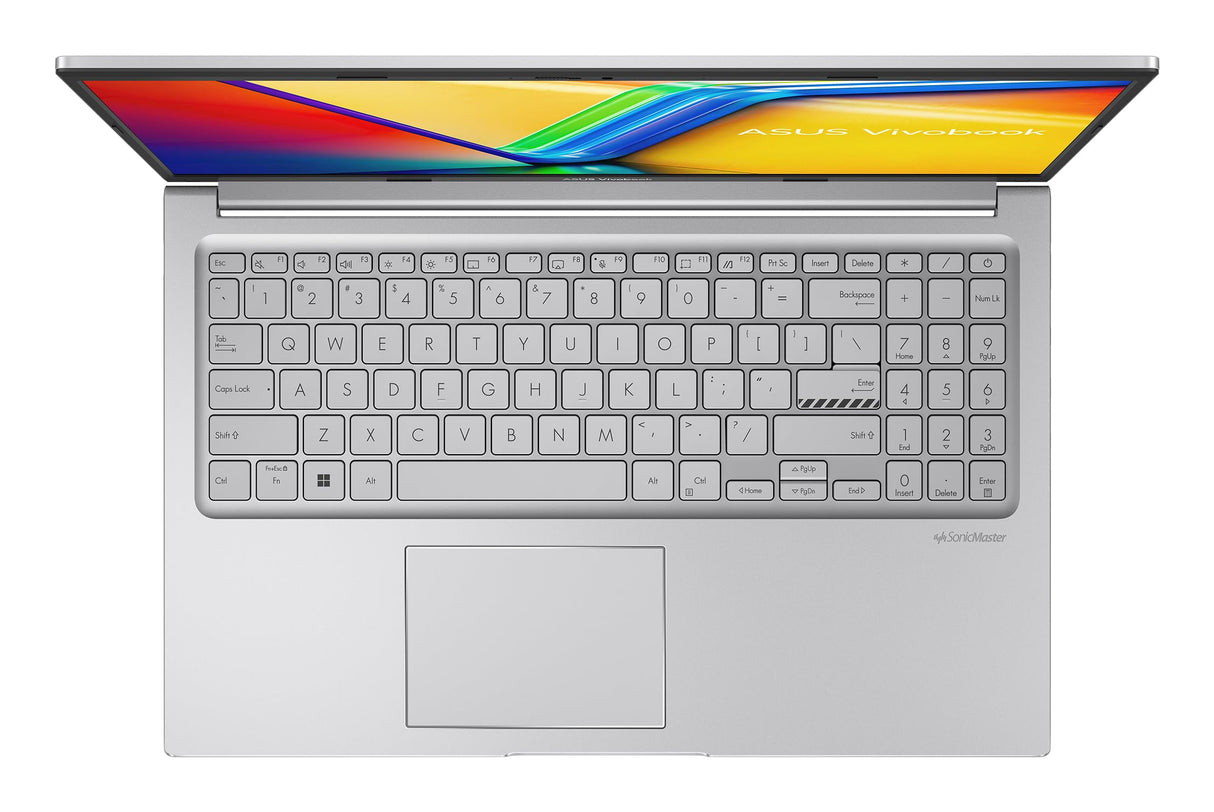 ASUS Vivobook 15 F1504VA-BQ307W - Ordenador Portátil 15.6" Full HD (Intel Core 7 150U, 16GB RAM, 1TB SSD, Graphics, Windows 11 Home) Plata Fría - Teclado QWERTY español