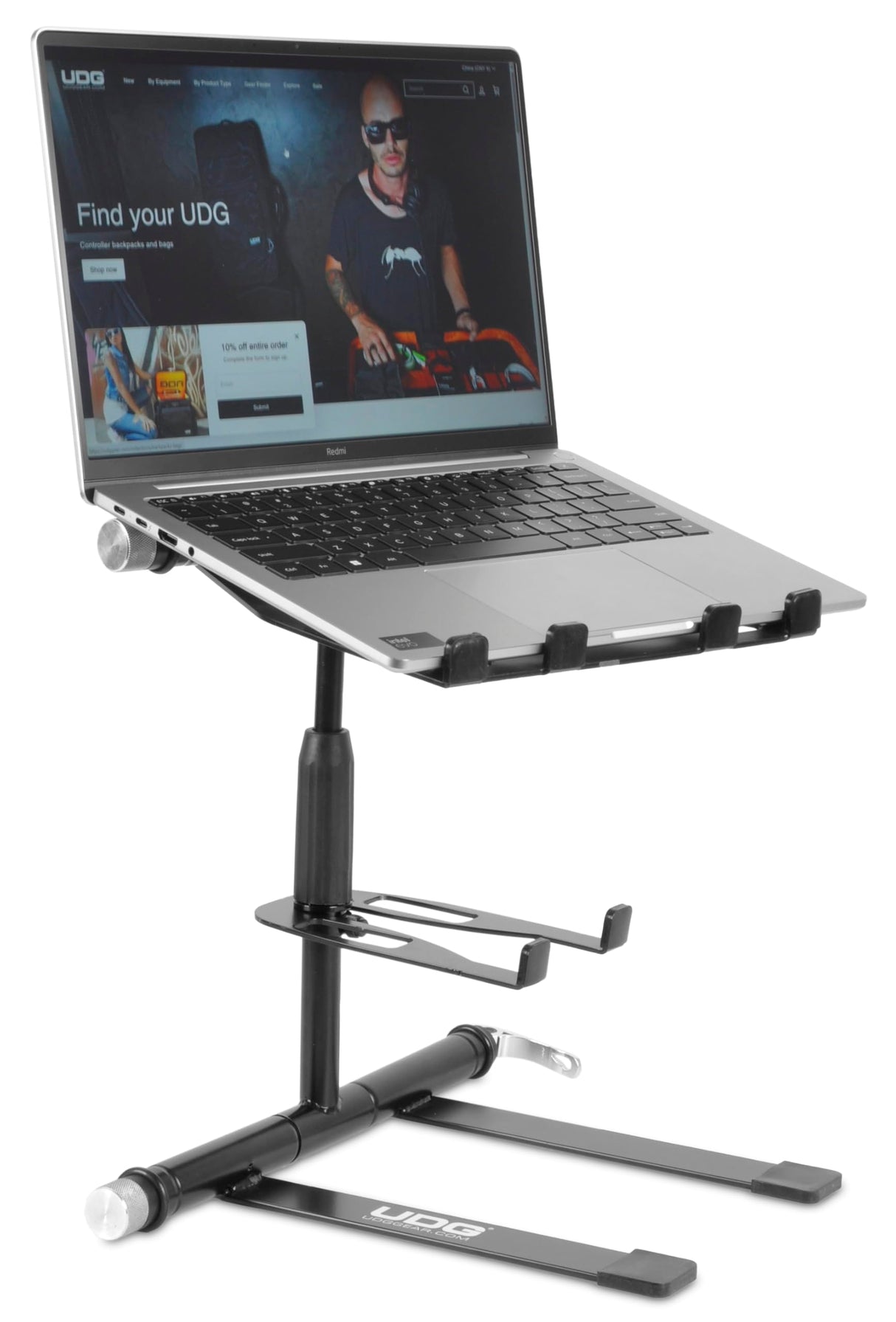 UDG Ultimate Digi - Soporte para portátil, Color Negro