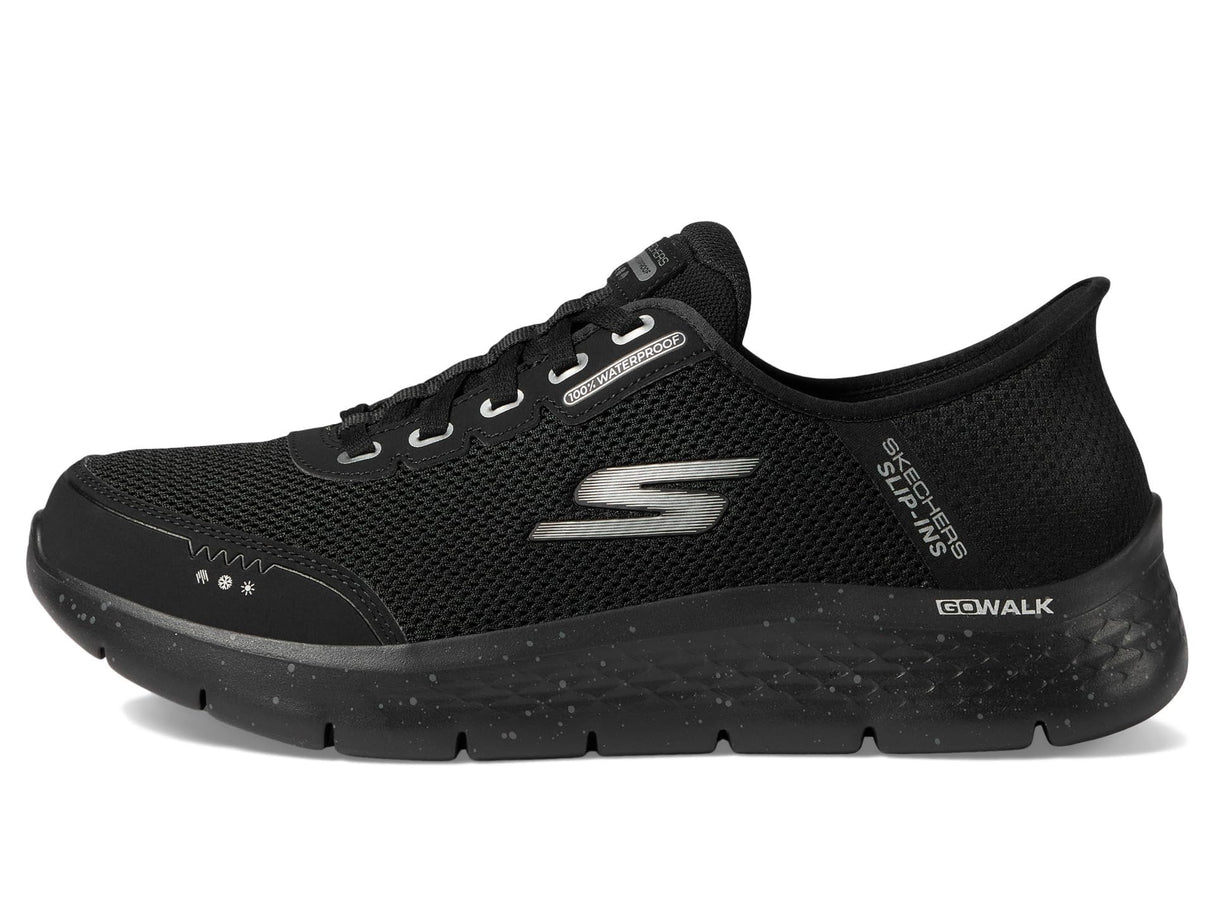 Skechers Men's Go Walk Flex Sneaker, Negro y Blanco, 42.5 EU