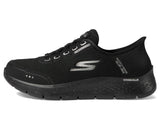 Skechers Men's Go Walk Flex Sneaker, Negro y Blanco, 42.5 EU