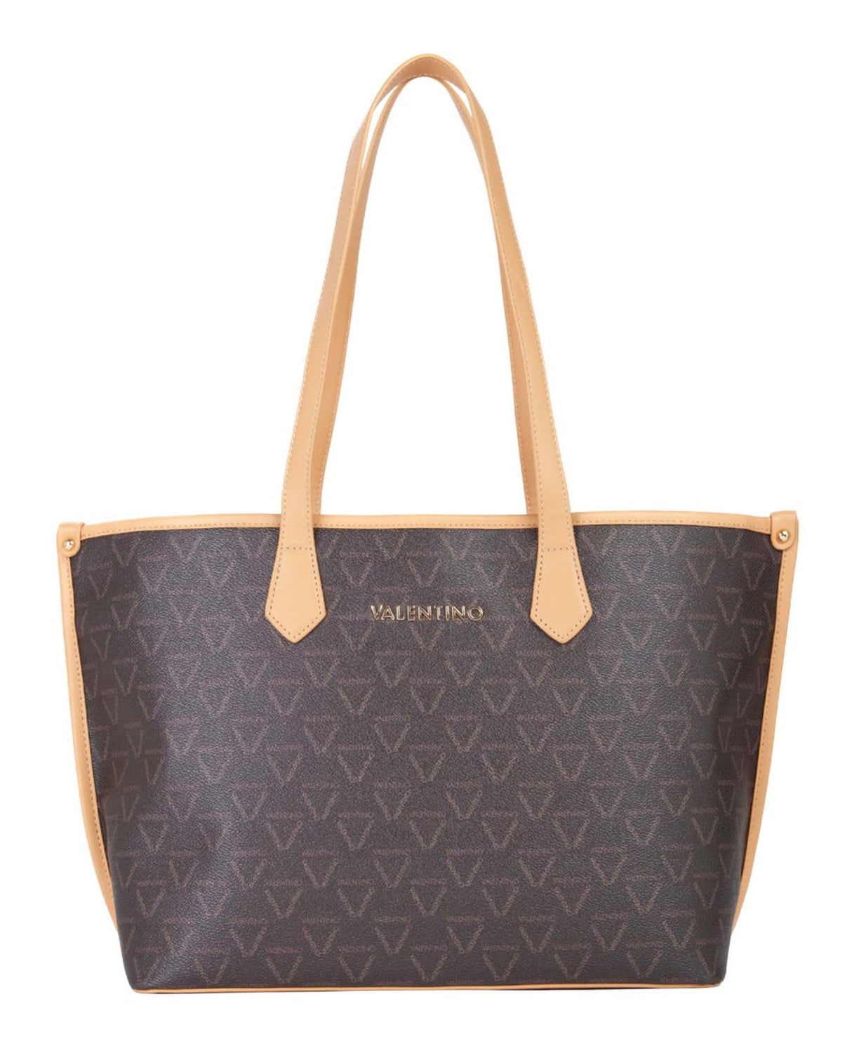 Valentino Lady Re Shopping Bag Mora/Naturale