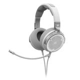 Corsair VIRTUOSO PRO Auriculares con Cable para Juegos Multiplataforma de Espalda Abierta - Micrófono Desmontable - Controladores Grafeno - PC, Mac, PS5, PS4, Xbox, Nintendo Switch, Móvil - Blanco