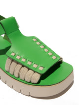 Fly London SARF251FLY, Sandalias Mujer, Green, 42 EU