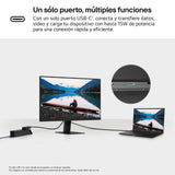LG 24U631A-B - Monitor 23.8'', Panel IPS, (2560 x 1440), 100 Hz, 5ms (GtG), WebOS23, sRGB 99%, QHD, Ajuste en Inclinación (Eje Horizontal), Negro