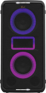 Klipsch Miami Music City Party Speaker - Six Light Show Settings, 18 Hour Battery Life, IPX4 Rated, Pole mountable, Trolley Wheels and Retractable Handle