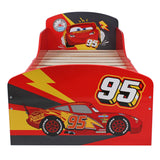 Disney Lightning McQueen Toddler Cama con almacenaje, Engineered Wood, Red, Small