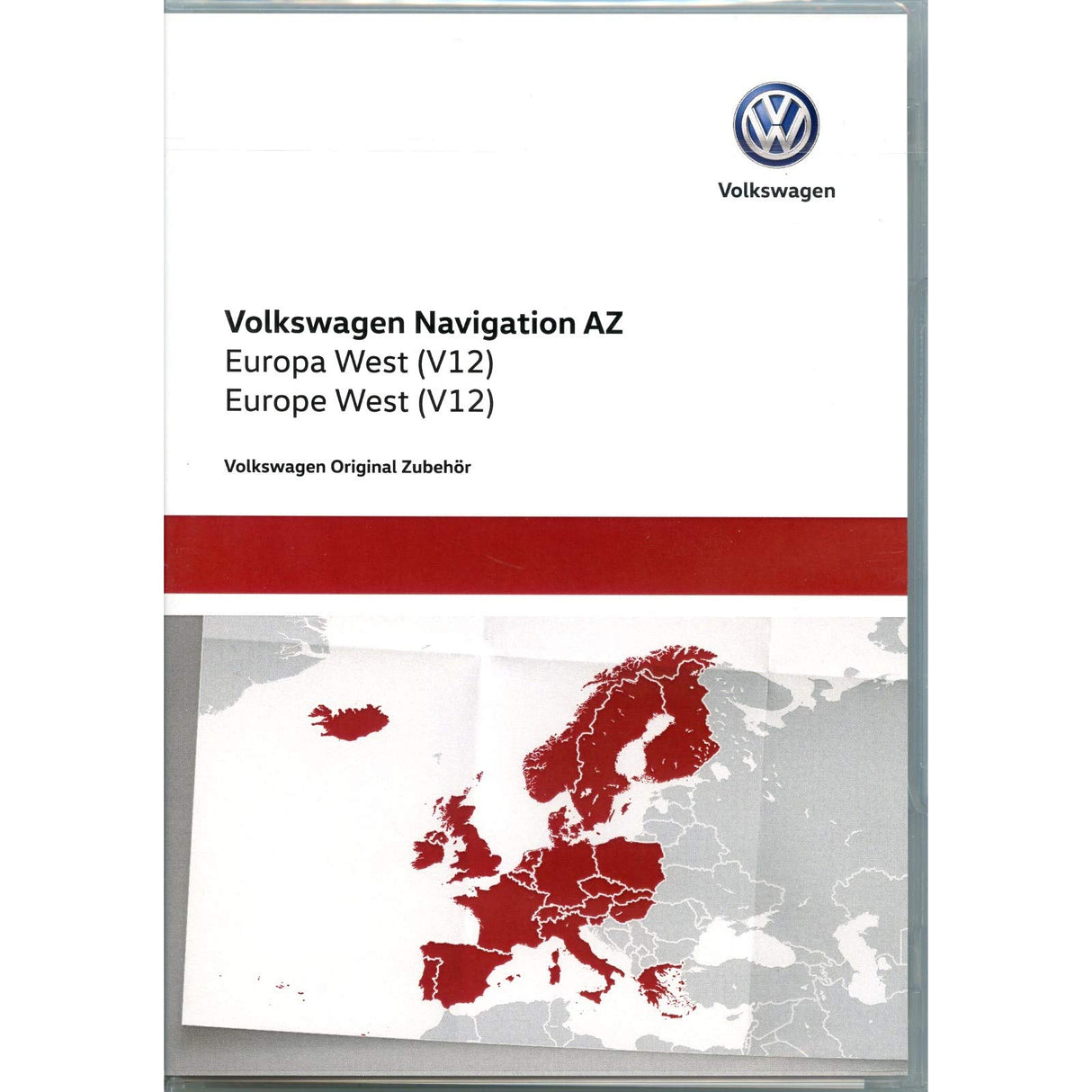Volkswagen 3AA051866BE - Tarjeta SD Original de VW V12 Europa West RNS 315 Sistema de navegación Navi Software Actualización, sólo para Plataforma AZ