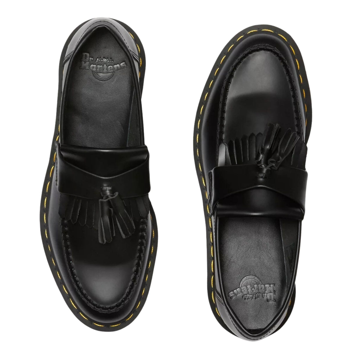 Dr. Martens Tassel Loafer, Botas Unisex Adulto, Black Smooth, 40 EU