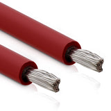 InLine Cable solar de 6 mm², 100 m, cable de instalación, por metro, rojo, H1Z2Z2-K, fotovoltaico, resistente a los rayos UV y duradero, 94600R
