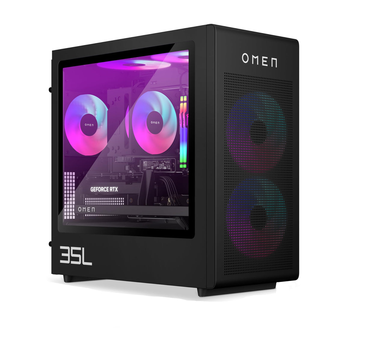 HP Ordenador sobremesa Gaming OMEN (Procesador Intel Core i7-14700F, 32GB RAM, 1 TB SSD, NVIDIA GeForce RTX 4070 Super, Windows 11)