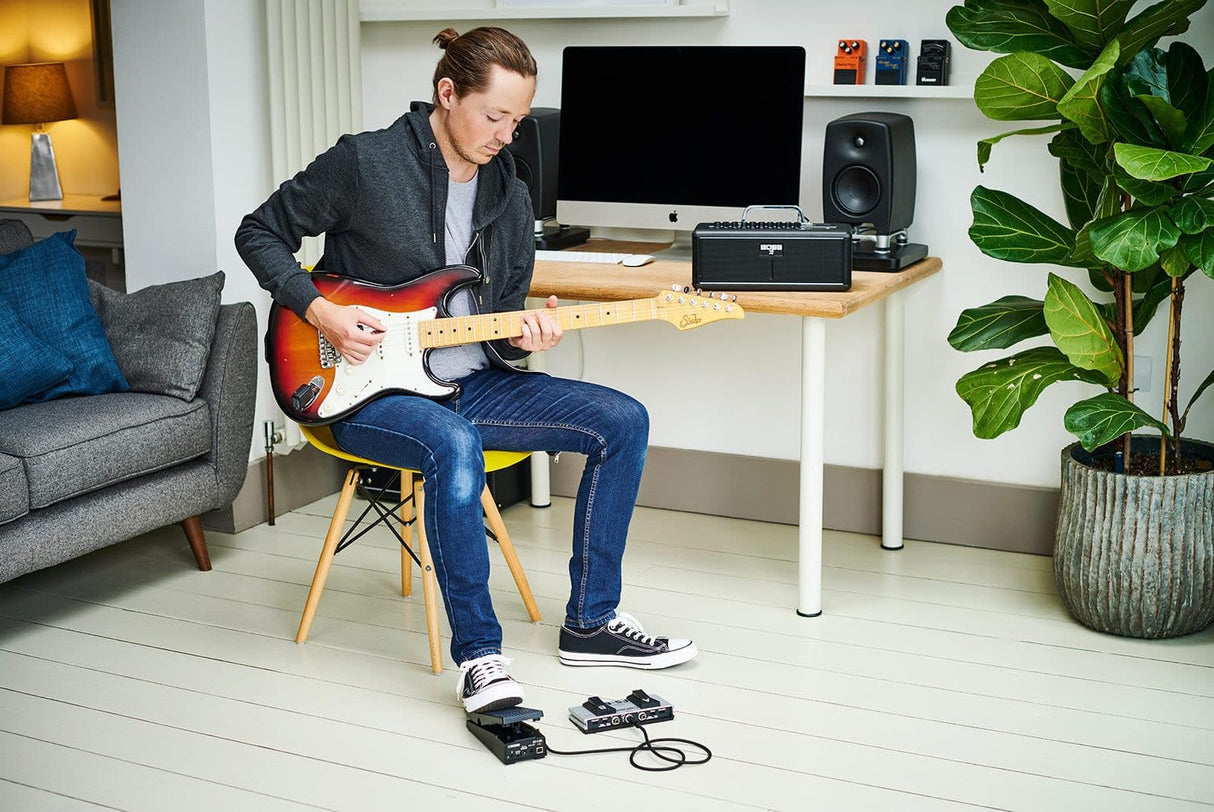 BOSS EV-1-WL – El primer pedal de expresión MIDI inalámbrico del mundo para controlar dispositivos a través de salidas MIDI Bluetooth, USB y MIDI TRS – Para guitarra, sintetizador y más