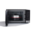 Panasonic Microondas NN-GD38HSGTG con parrilla (1000 W, vaporera, microondas combinado, molde para pizza, 23 litros) acero inoxidable negro