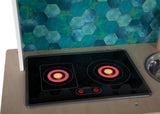 small foot Cocina Infantil Blanco Tasty, Madera Placa luz Sonido, Incl. Acc.de 5 Uni, de 3 años, 12673, Color Colorido