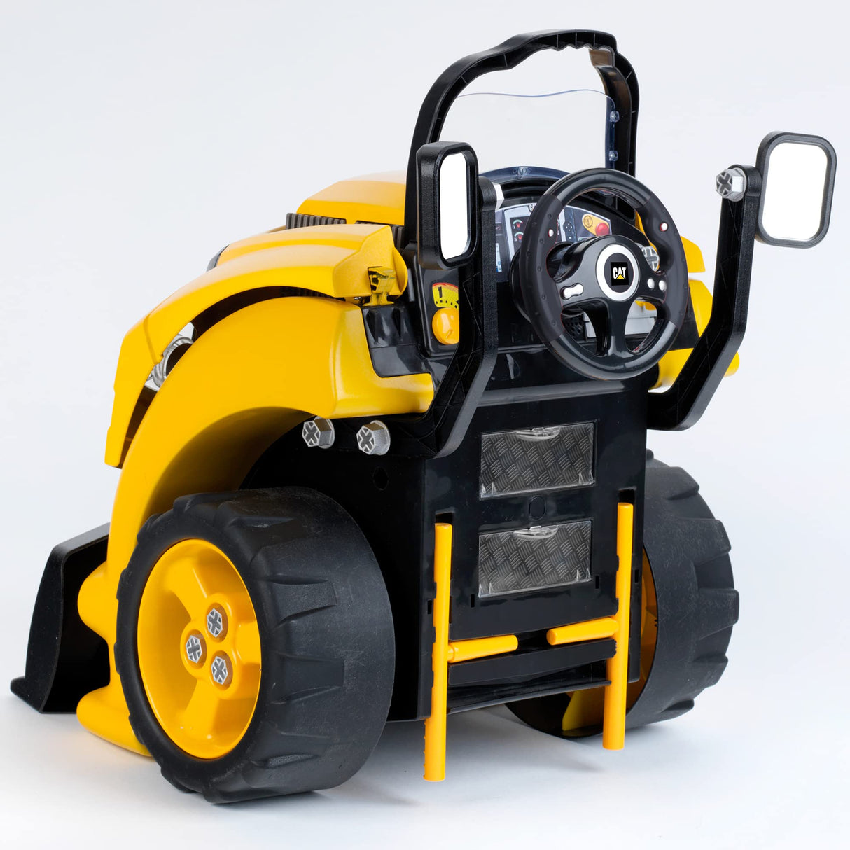 Theo Klein 3206 Motor de camión CAT, Bloque de motor con funciones de reparación instructivas, Faros y bocina a pilas, Dimensiones: 44 cm x 40 cm x 52 cm, Juguetes para niños a partir de 3 años