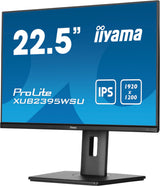 iiyama XUB2395WSU-B5 22,5" Panel IPS, 1920x1200, Panel IPS, 250cd/m², Altavoces, 15cm Regulable en Altura, Pivotante, VGA, HDMI, DisplayPort, 4ms